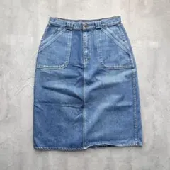 【BaggyWash】US古着 デニムスカート ミディ丈のサムネイル