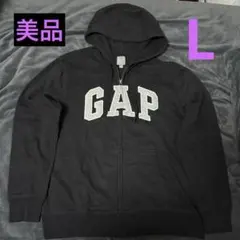 希少 GAP 00s archive full zip Parkerブラック L