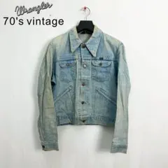 ■送料無料■70'sヴィンテージ【ラングラー】Gジャン 三角黒タグ 希少