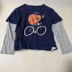 GAP 自転車オレンジキャラクターTシャツ　95センチ