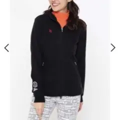 美品　発熱保温ストレッチ素材　パーリーゲイツ　パーカー　濃紺　Sサイズ