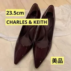 CHARLES & KEITHポインテッド キトゥンヒールパンプス 23.5cmのサムネイル