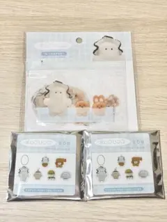 求心フレンズ　フレークステッカー　アクリルキーホルダー　3点セット♪