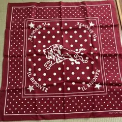 IL BISONTE バンダナ コットン100%