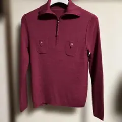 SIMPLE LIFE レナウン　ハーフジップセーター