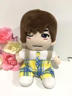 こもぐ様　なにわ　ちびぬい　サロペット　衣装　チェック柄