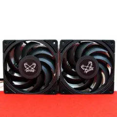 SCYTHE WONDER TORNADE PWMケースファン 2個セット