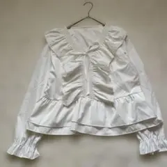 【新品】BONLEILL　フリルリボンブラウス