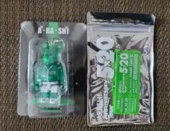 嵐を旅する展覧会 緑 ベアブリック 5×20アクリルキーホルダー