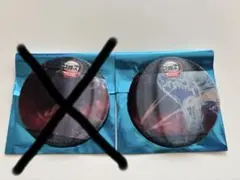 【F】鬼滅の刃　冨岡義勇　無限城編コラボカフェ　水の呼吸アニメーション缶バ　新品