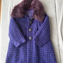 ANNA SUI mini 110サイズ 紫コート