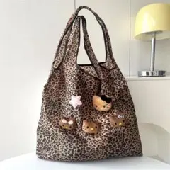 Kittyヒョウ柄エコバッグ
