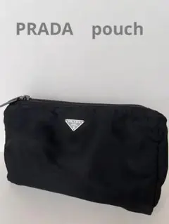 美品☆ PRADA ナイロンポーチ ブラック