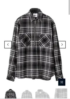 25aw ソロイスト soloist 44 ネルシャツ チェックシャツ