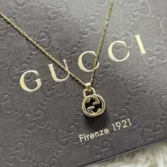 【極美品】GUCCI グッチ GGチャーム&ネックレス ゴールドのサムネイル