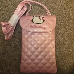 Hello Kitty スマホショルダーバッグ ピンク