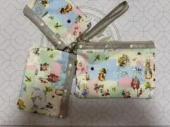 レスポートサック & ピーターラビット3連ポーチ
