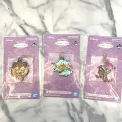未開封　ディズニープリンセス　一番くじ　E賞チャーム　3個セット