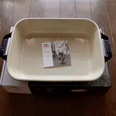 Saubストウブ　レクタンギュラーディッシュ27×20㎝　グランブルーのサムネイル