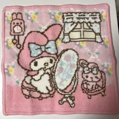 マイメロディ シェニール織　タオルハンカチ サンリオ 2014年