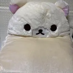 リラックマ・もこもこぬいぐるみリュック・モノクロリラックマ景品　白 リラックマ・もこもこぬいぐるみリュック・モノクロリラックマ景品 白