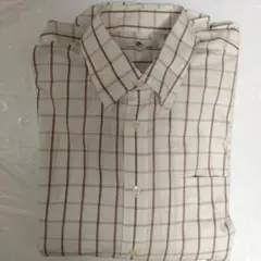 未使用　メンズチェック柄シャツ LL