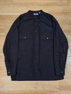 UNIQLO U ブラック 長袖シャツ