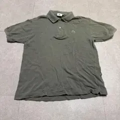 Lacoste ラコステ　ポロシャツ　半袖　カーキ　グレー　4
