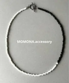 えお様　おまとめ2点　#75 ビーズネックレス　#27 ボールチェーンネックレス