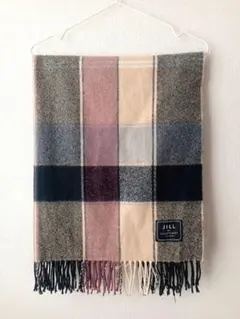 美品　JILL STUART チェック　マフラー　大判