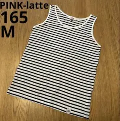 ピンクラテ　165 M ボーダータンクトップ　ノースリーブのサムネイル
