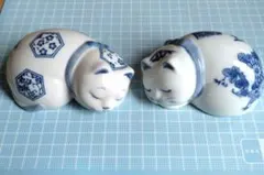 作家さんが手掛けた美しいお色でどの角度からも可愛い過ぎる眠り猫の陶器オブジェ 作家さんが手掛けた美しいお色でどの角度からも可愛い過ぎる眠り