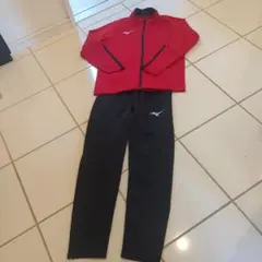 お値下げしました　Mizuno ジャージセット レッド ブラック