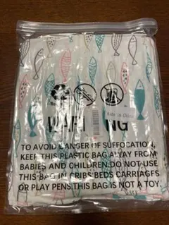 LASOLL 魚柄　薄手ガーゼケット