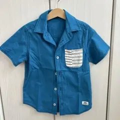 BeBe 半袖シャツ ブルー 120cm