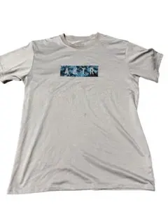 AKTR ロゴ入り ライトグレーTシャツ