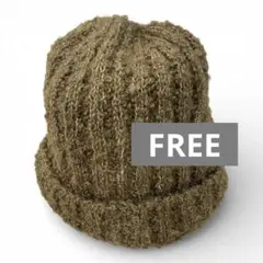 ブラウン系 ニット帽 オシャレ 帽子