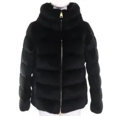 本日まで！Herno エコファー スタンドカラーダウンジャケット ブラック 40