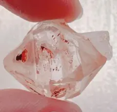 【未使用】 希少 ハーキマーダイヤモンド ヘマタイト 共生 水晶　原石 天然石