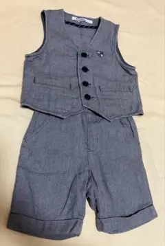 未使用に近いファミリア　ベスト　ズボンのセット