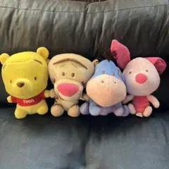 くまのプーさん ぬいぐるみセット　高さ約17㎝
