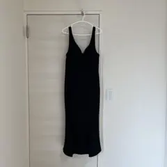 【値下げ】ブラック ワンピース ロング丈