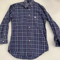 Burberrys ネイビー チェック柄 長袖シャツ
