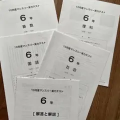 サピックス5年 11月度マンスリー確認テスト　2023年　未使用原本❗️ サピックス 5年生 11月度 マンスリー確認テスト 2023年度 バック