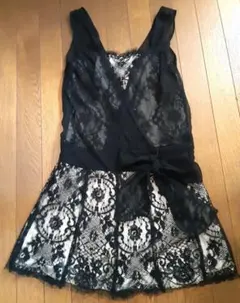 GRACE CLASSのレース シルクワンピース