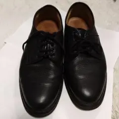 アシックスブ　ペダラ　ブラックレザー　ビジネス　ウォーキング　シューズ