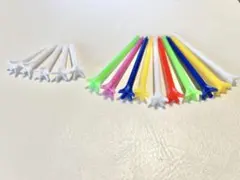 5爪プラスチック製ゴルフティ＋ショートティー15本セットのサムネイル