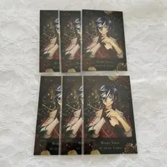 【あくねこ】執事と過ごすクリスマスチェキ風カード ボスキ