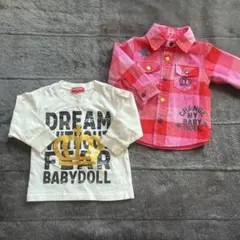 BABYDOLL ロンT シャツ 2点セット