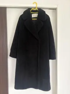 ZARA エクストラロング ボアコート シングル ブラック テディベア